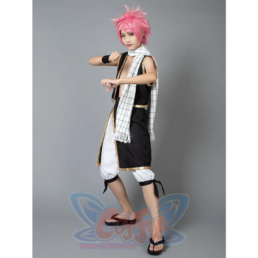 Fairy Tail Natsu Cosplay Costumes Outfits With Scarf Mp000115