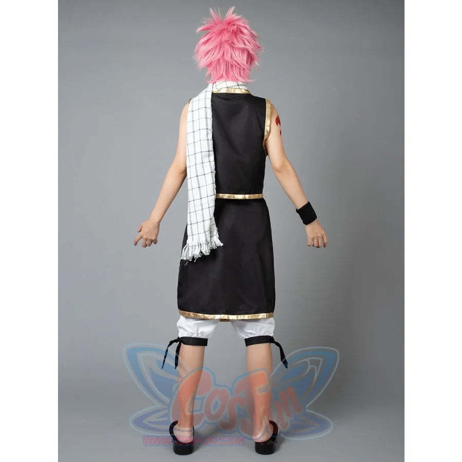 Fairy Tail Natsu Cosplay Costumes Outfits With Scarf Mp000115
