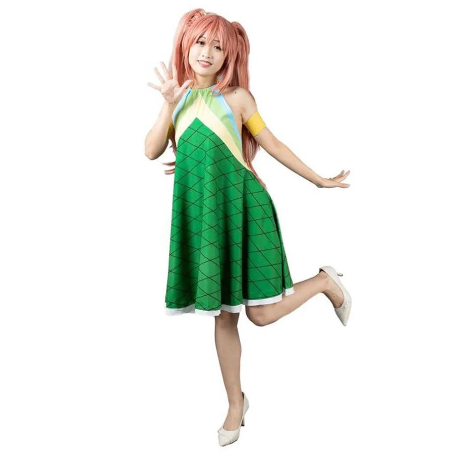 cosfun Fairy Tail Wendy Marvell the Second Version Cosplay Costume cosfun Fairy Tail Wendy Marvell the Second Version Cosplay Costume
