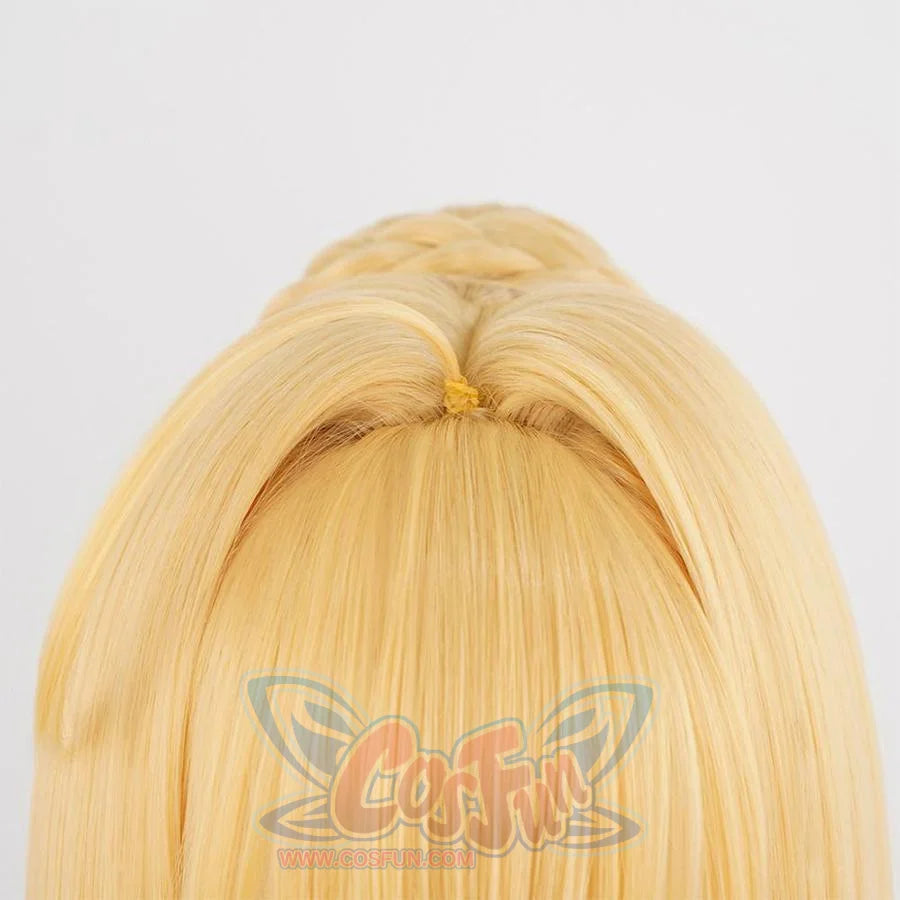 Fate Extra Nero Cosplay Wig Bread Updo / Bun Blonde Fgo Halloween Wigs