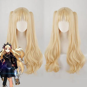 Fate Grand Order Irkalla Ereshkigal Cosplay Wig Wavy Hair Pigtails C00295 Wigs