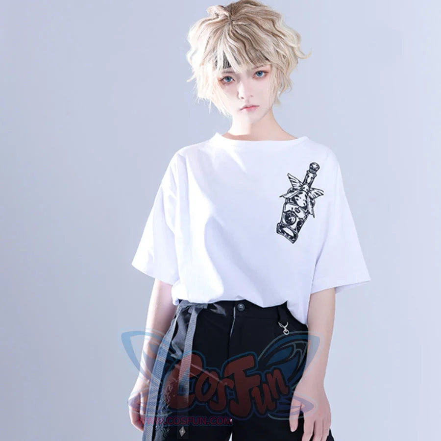 Summer Embroidered Loose Short-sleeved Top