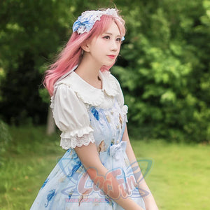 Spring New Sweet Lolita Short Sleeve Shirt - cosfun