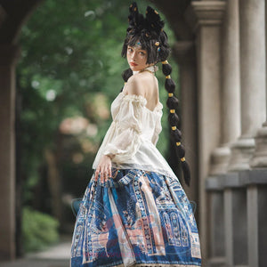 Egypt Style Lolita Thin Neck Shirt - cosfun