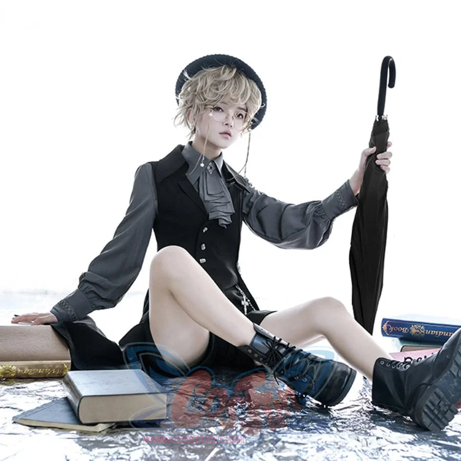 PRE-SALE Medieval Vintage Little Prince Irregular Long Vest S22494