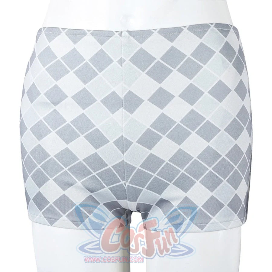 Felicia Hardy Urban Predator cosplay costume centers patterned base shorts from the costume set.