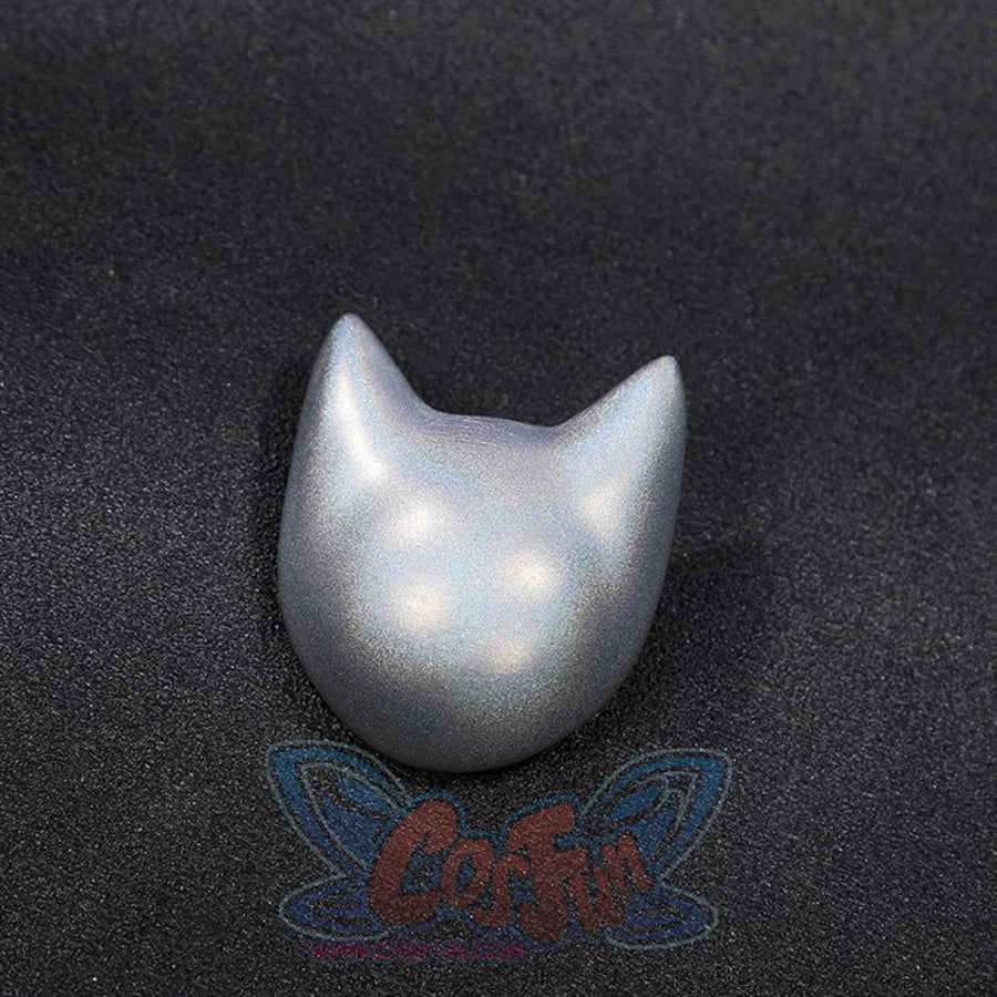 Felicia Hardy Urban Predator cosplay costume centers the silver charm from the belt set.