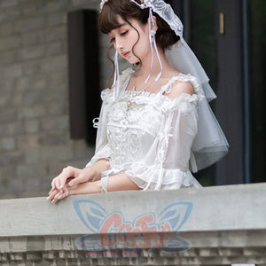 Elegant Lolita High Waist Jumper Skirt - cosfun