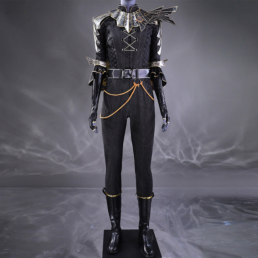 Maelle Cosplay Costume: Black and silver details