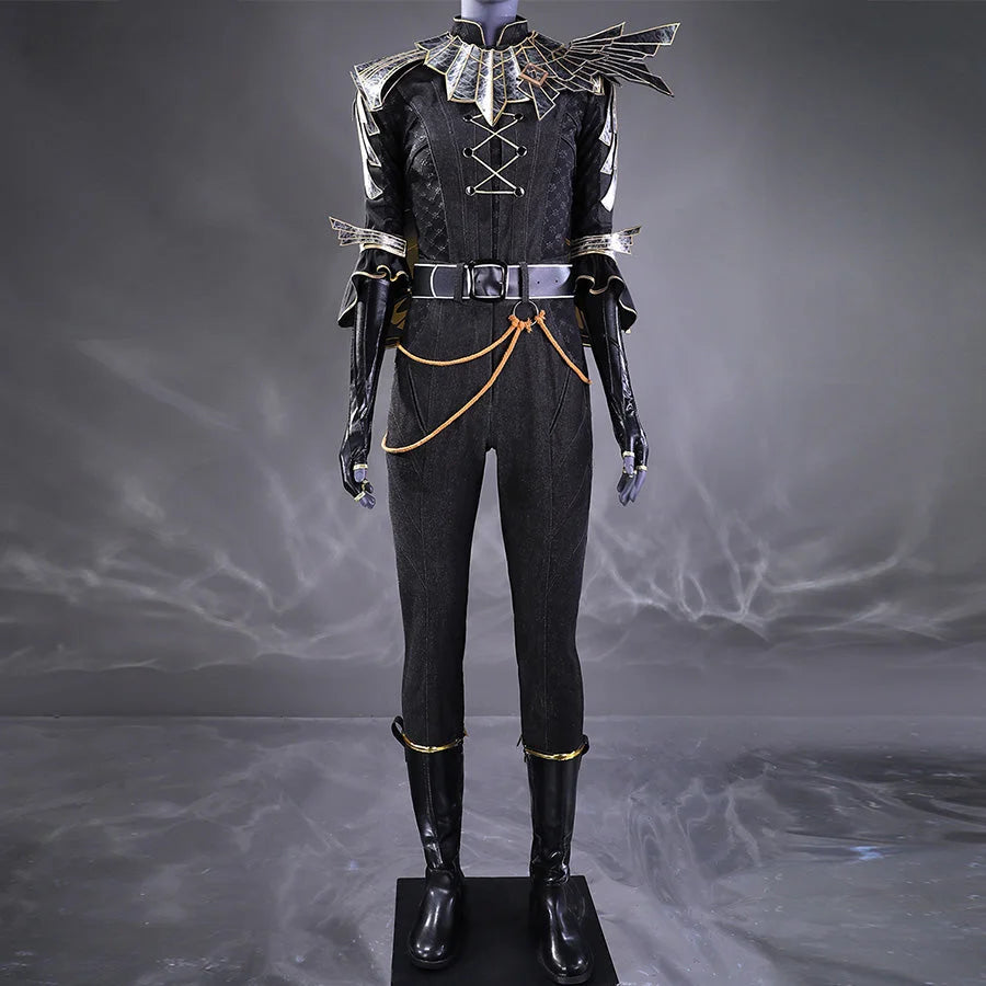 Maelle Cosplay Costume: Black and silver details
