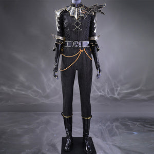 Maelle Cosplay Costume: Black and silver details
