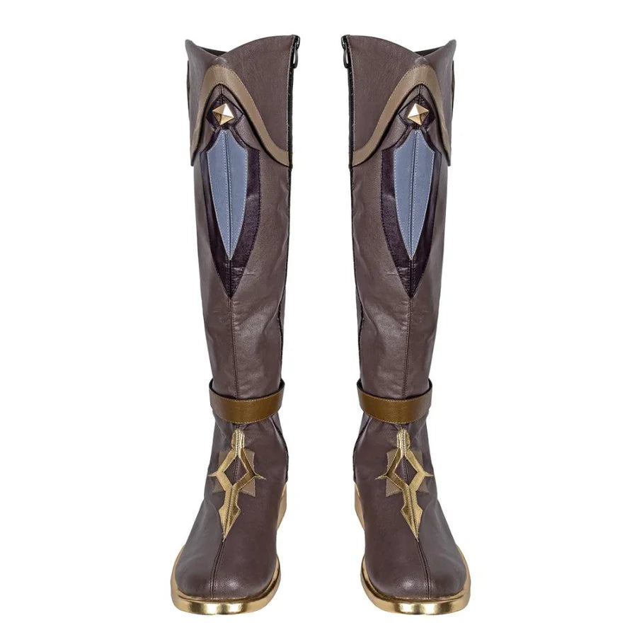 Genshin Impact Kaeya Alberch Cosplay Shoes Men Boots C00266-S Eur 36 &