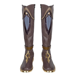 Genshin Impact Kaeya Alberch Cosplay Shoes Men Boots C00266-S Eur 36 &