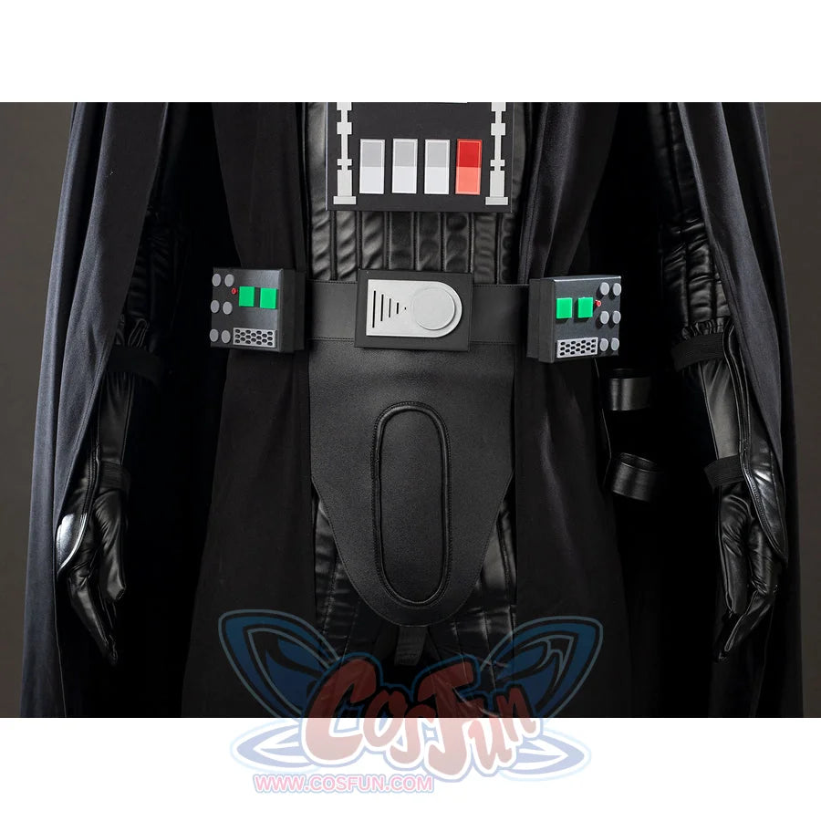 Galactic Saga Darth Vader Anakin cosplay waist control panel detail anchors belt boxes below the chest panel