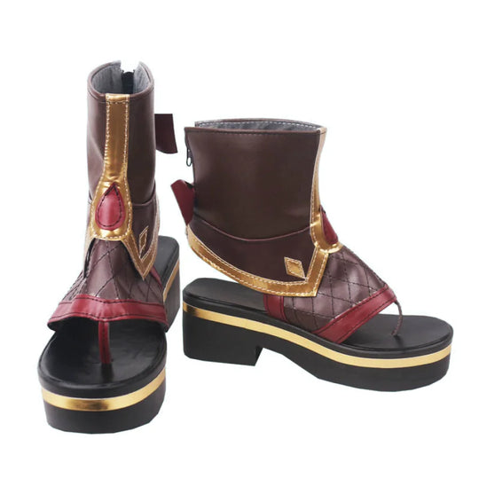 Game Genshin Inazuma Kuki Shinobu Cosplay Shoes C02063 Cn 35 & Boots