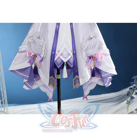 Genshin Impact Citlali cosplay costume skirt with layered ruffles, bows, and tassels.