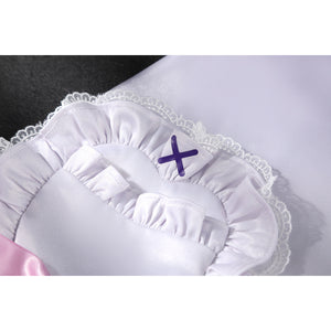 Genshin Impact Citlali cosplay costume white gathered ruffles and delicate lace details.