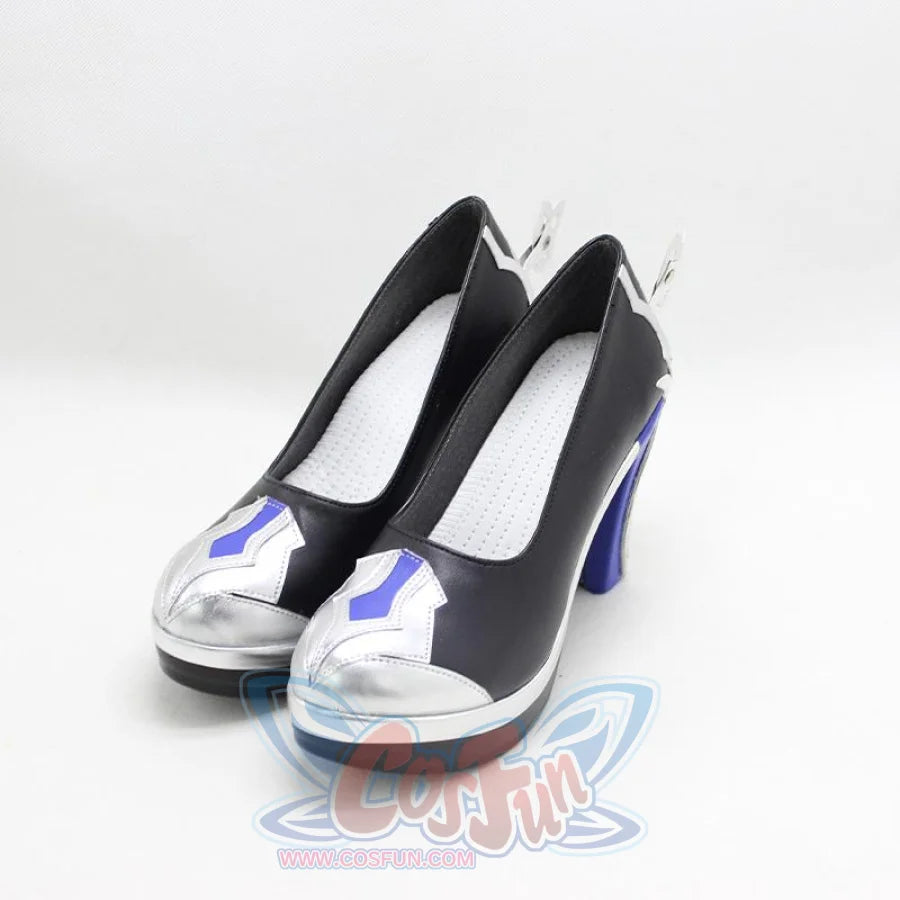Genshin Impact Eula Cosplay Shoes High Heels C00450 &amp; Boots