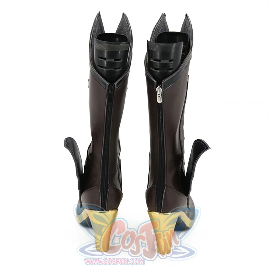 Genshin Impact Fischl Cosplay Shoes Women Boots C00103 &