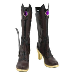 Genshin Impact Fischl Cosplay Shoes Women Boots C00103 Eur 34 &