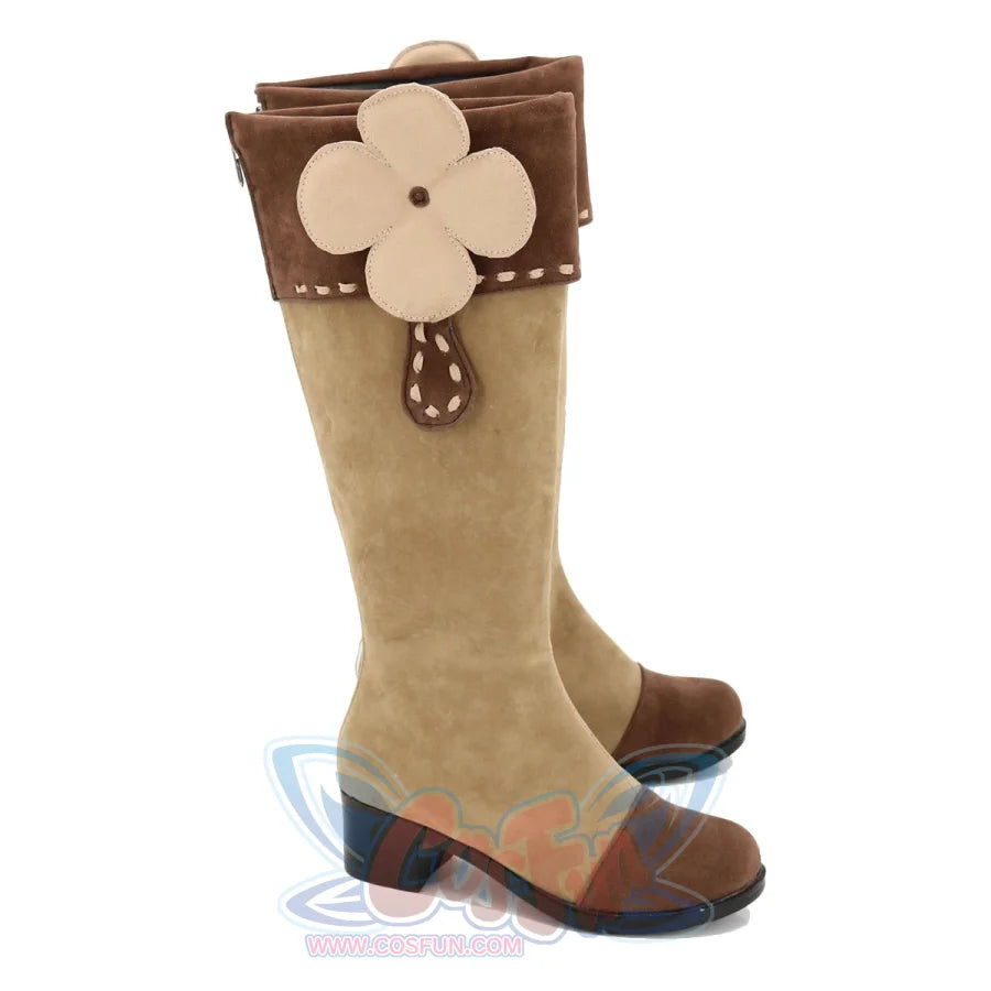 Genshin Impact Klee Cosplay Shoes Women Boots C00106 &amp;