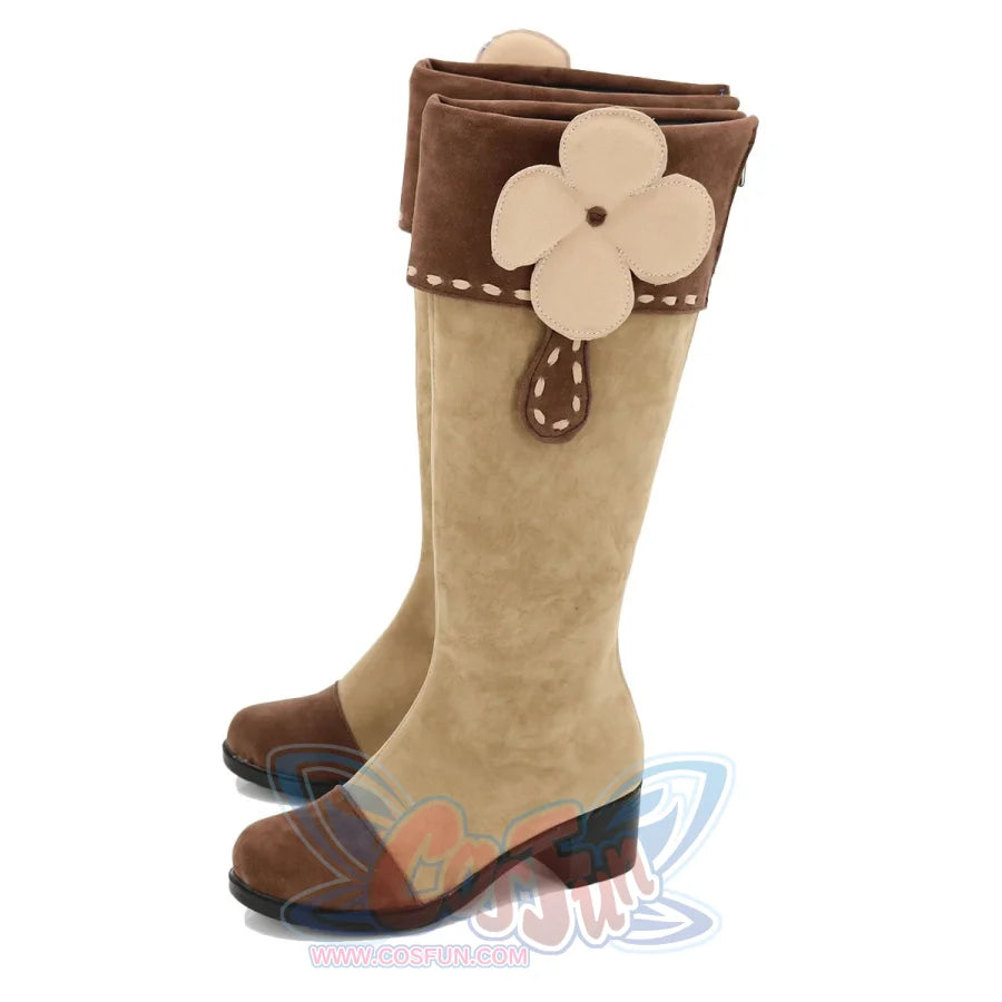 Genshin Impact Klee Cosplay Shoes Women Boots C00106 &amp;