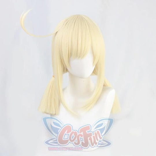 Genshin Impact Klee Pale Blonde Straight Twin Ponytails Cosplay Wigs C00071 Cosplay Wig