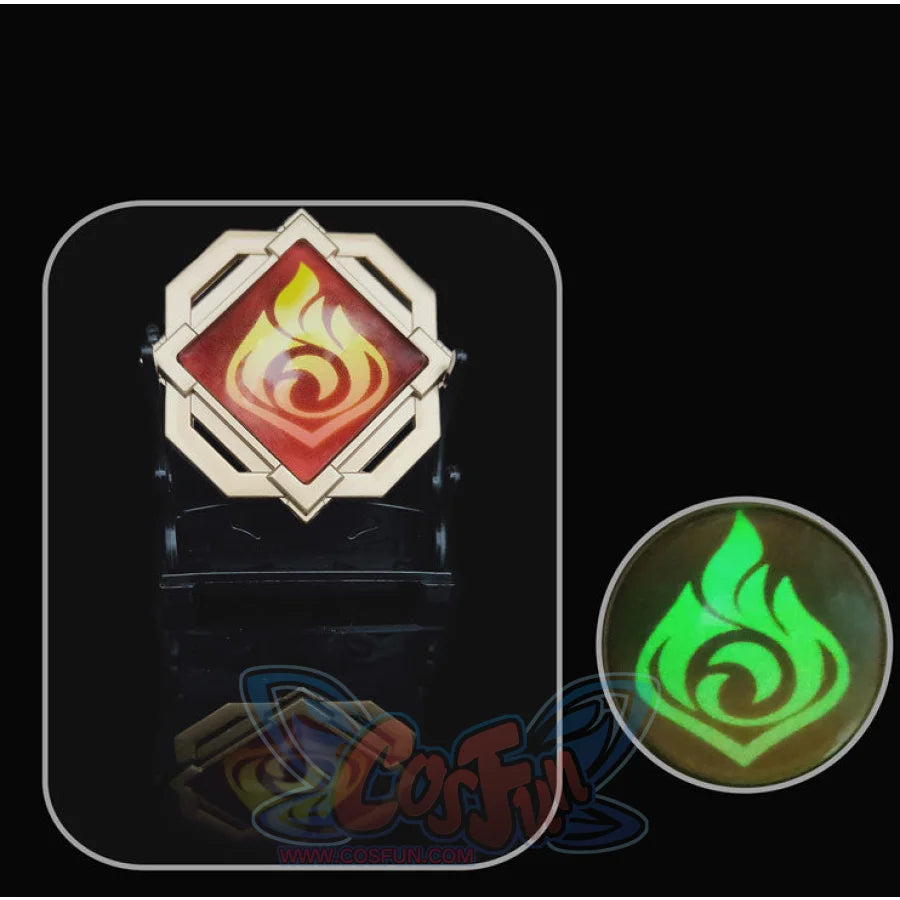 Genshin Impact Liyue Harbor Vision Pendants C07183 Pyro Props &amp; Accessories