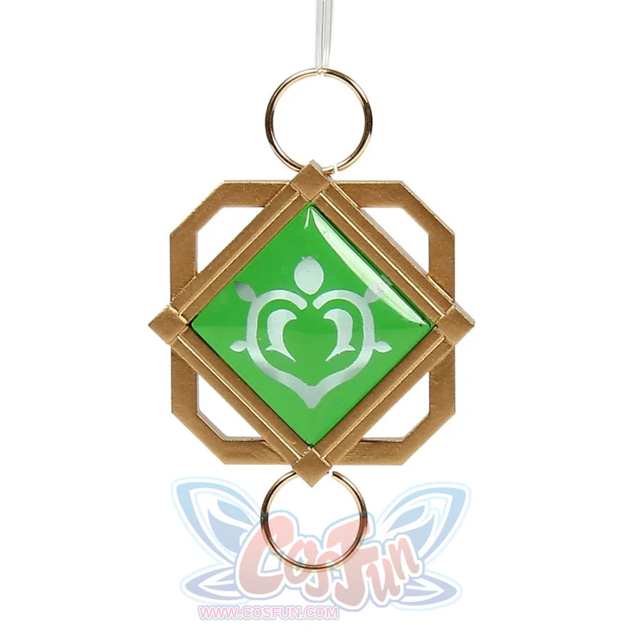 Genshin Impact Liyue Trinket Eye Of God Pendants C00139 Dendro Props &amp; Accessories