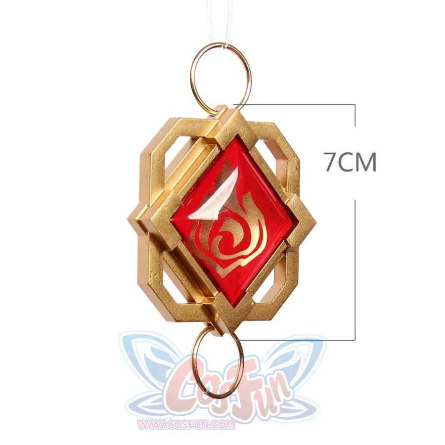 Genshin Impact Liyue Trinket Eye Of God Pendants C00139 Props &amp; Accessories