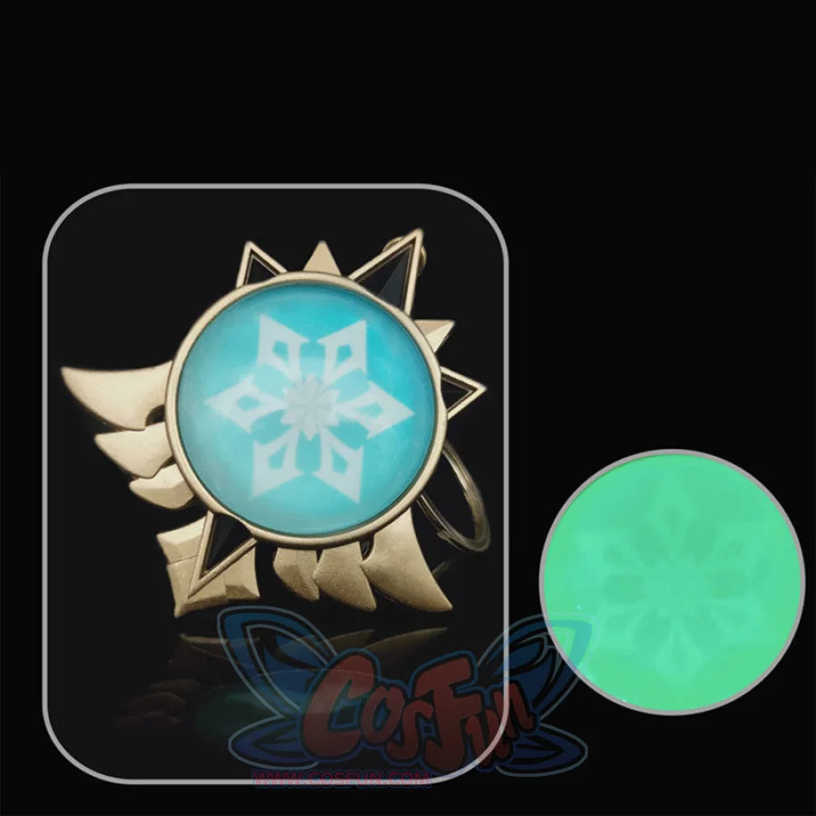 Genshin Impact Mondstadt City Vision Pendants C07182 Cryo Props &amp; Accessories