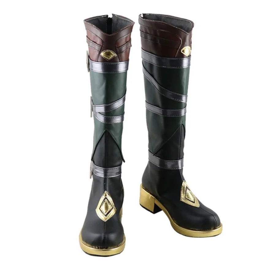 Genshin Impact Razor Cosplay Shoes Men Boots C00089 Eur 34 &