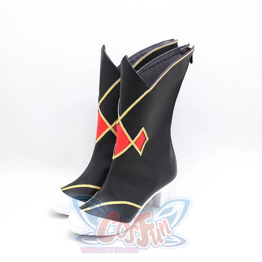 Genshin Impact Rosaria Cosplay Shoes Women Boots C00384 &