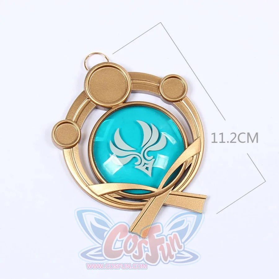 Genshin Impact Trinket Eye Of God Pendants C00446 Anemo Props &amp; Accessories