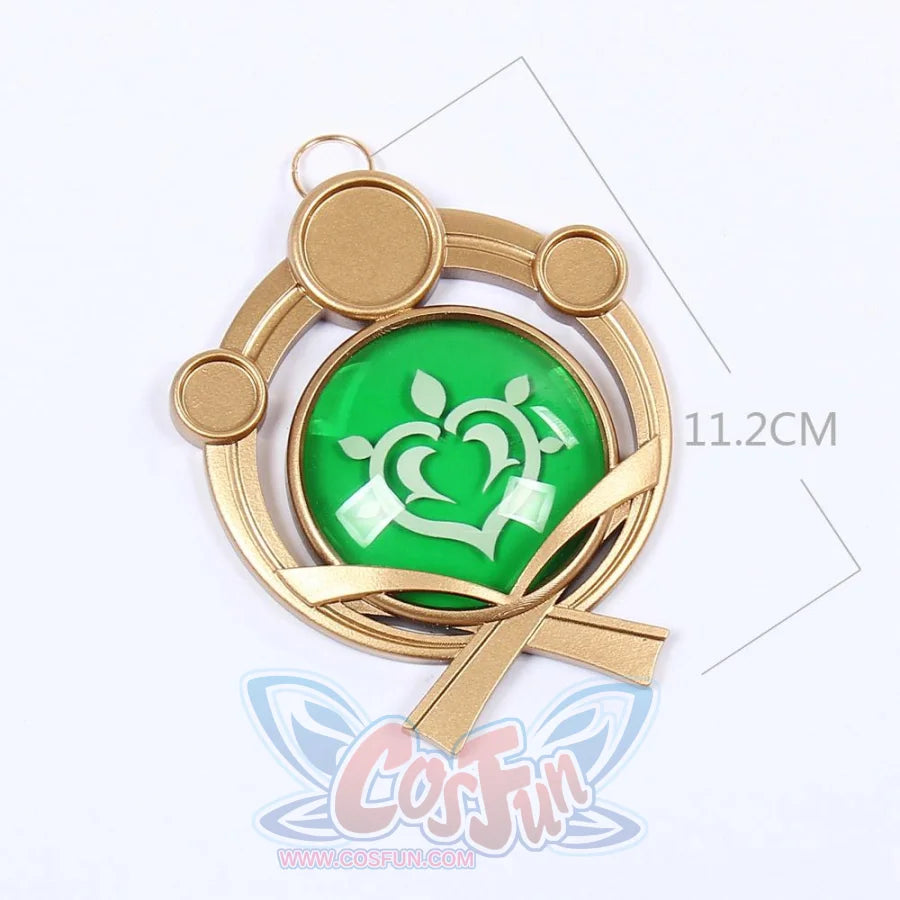 Genshin Impact Trinket Eye Of God Pendants C00446 Dendro Props &amp; Accessories