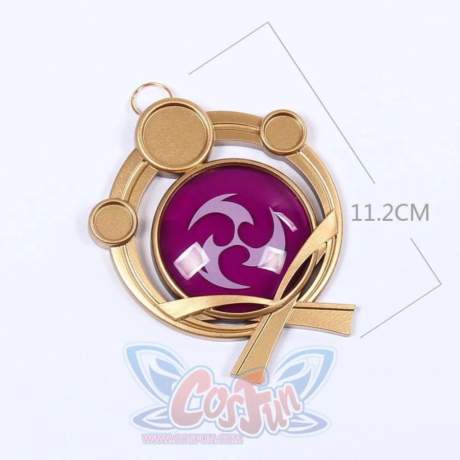 Genshin Impact Trinket Eye Of God Pendants C00446 Electro Props &amp; Accessories