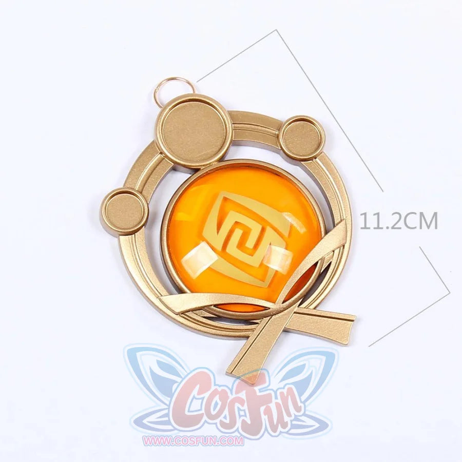 Genshin Impact Trinket Eye Of God Pendants C00446 Geo Props &amp; Accessories