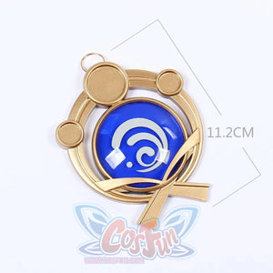 Genshin Impact Trinket Eye Of God Pendants C00446 Hydro Props & Accessories