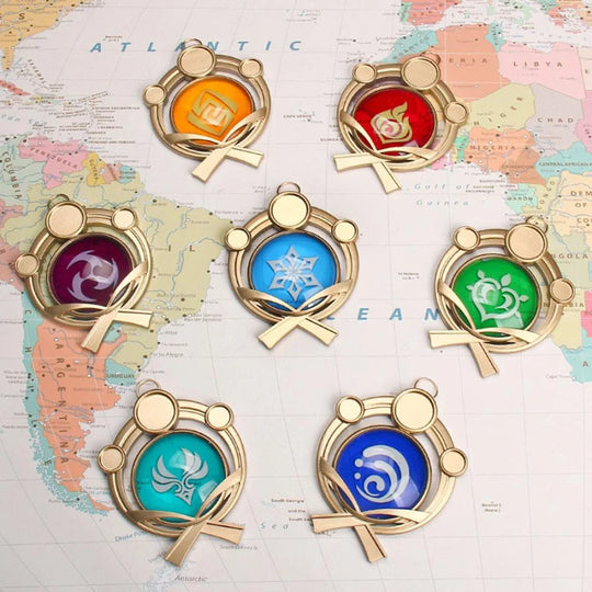 Genshin Impact Trinket Eye Of God Pendants C00446 Props & Accessories