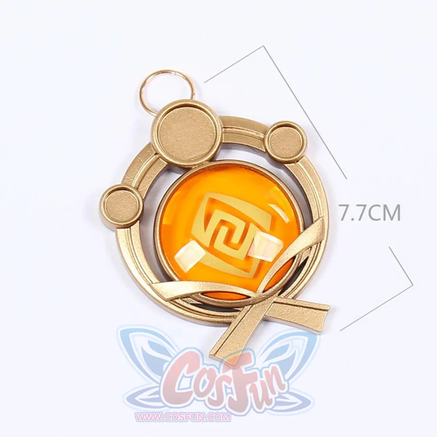 Genshin Impact Trinket Visions Eye Of God Pendants C00447 Geo Props &amp; Accessories