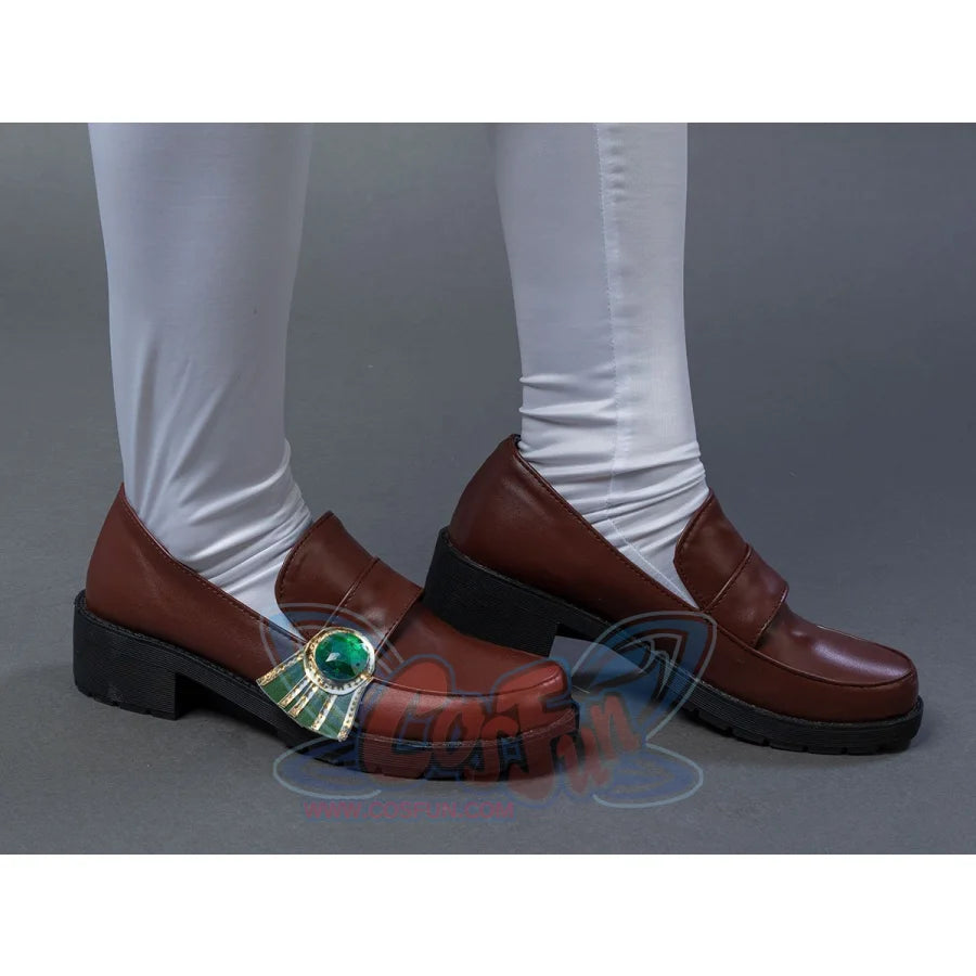 Genshin Impact Venti Cosplay Shoes Women Boots C00115 &amp;