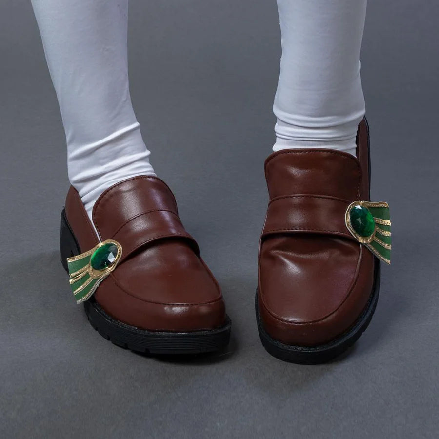 Genshin Impact Venti Cosplay Shoes Women Boots C00115 &amp;