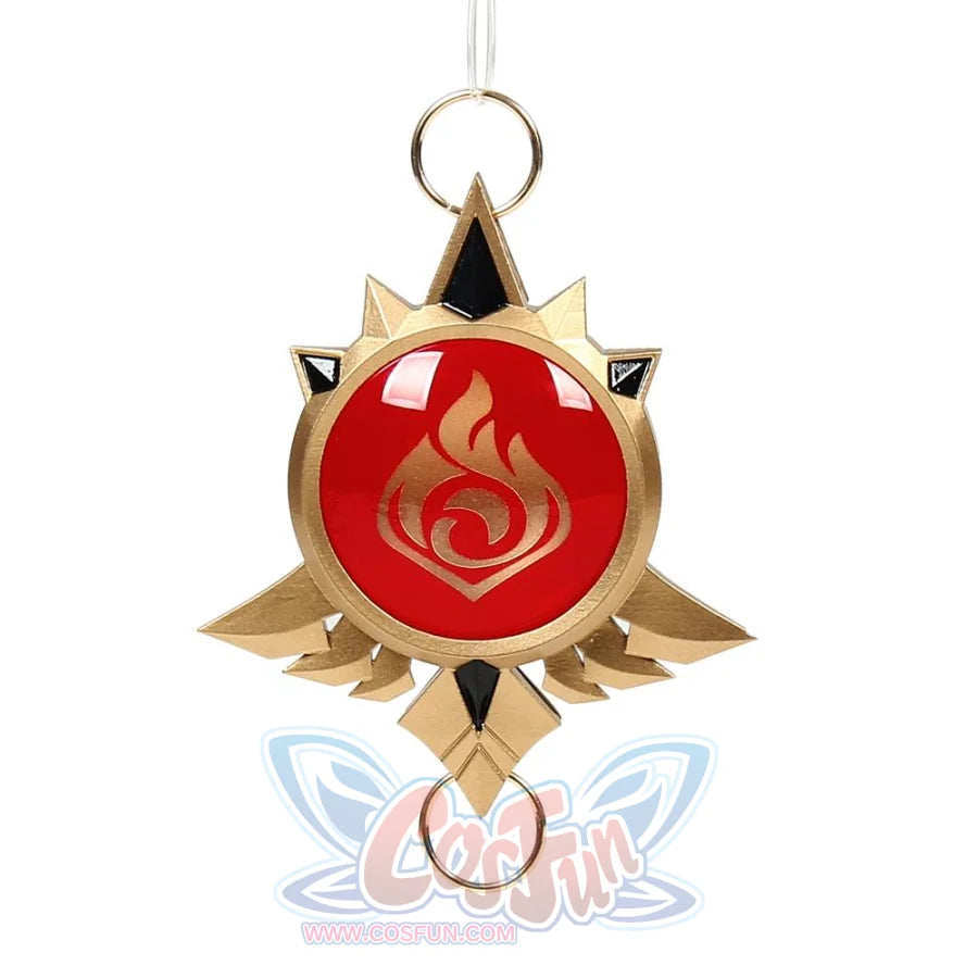 Genshin Impact Mondstadt Trinket Eye Of God Pendants C00138 Pyro Props &amp; Accessories