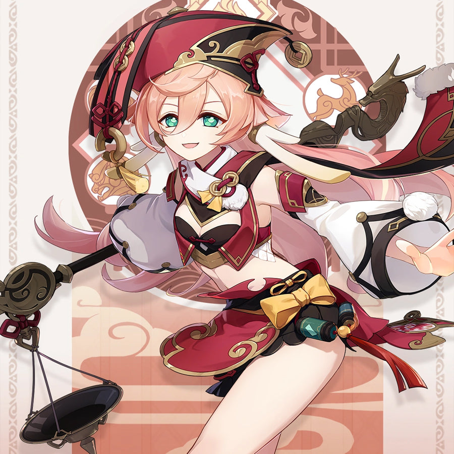 【CONFIRMATION】$5 Deposit = 12% OFF Coupon Genshin Impact Yanfei Cosplay Costume