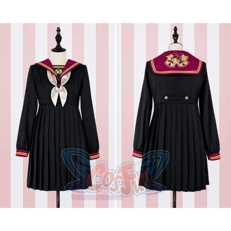 Golden Bell Jk School Uniform Dress Mp005881 Long Sleeve / S