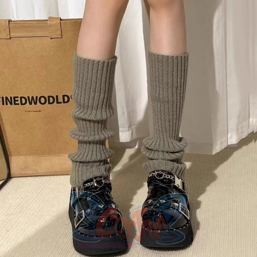 Y2K Japanese Harajuku Leg Warmers Winter Socks