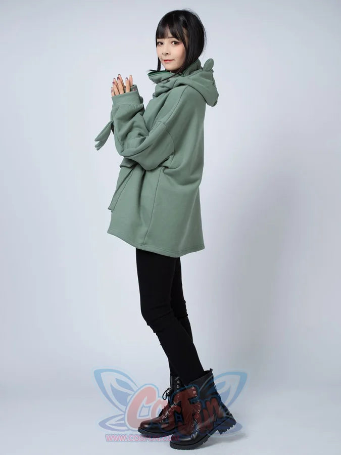 Green Froggy Give My Princess Oversized Hoodie Coat C00064 Hoodie