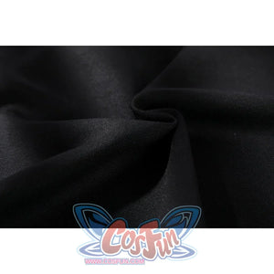 Green Lantern Guy Gardner cosplay black fabric swatch shows a soft matte texture for the bodysuit