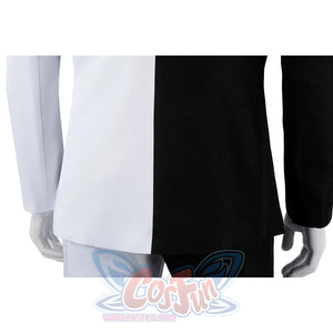 Harvey Dent Two-Face cosplay back waist detail sets split jacket panels above the trousers.