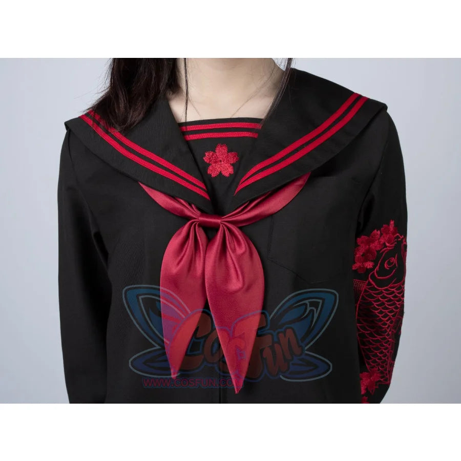 Hell Girl Jigoku Shjo Cosplay Uniform School C00021